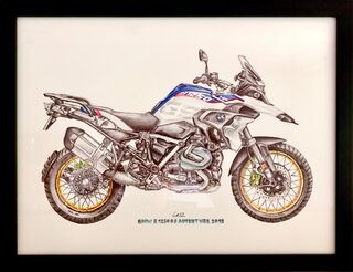 Picture "Motorcycle BMW 1250R GS Adventure, 2019" (2020)