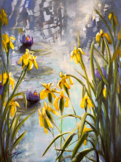 Bild "Wild Irises 1" (2024)