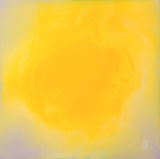 Bild "The Beginning / Sunny Orange" (2024)