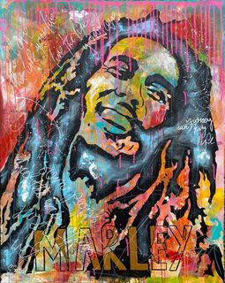 Bild "money can't buy life - Bob Marley" (2022)