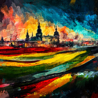 Picture "Dresden on the Elbe" (2024)