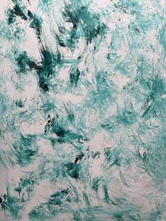 Bild "Abstraction Green 1" (2025)