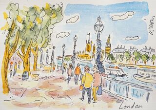 Picture "London - Walk along the Thames" (2023)