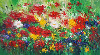 Bild "Red Poppies L 1" (2024)