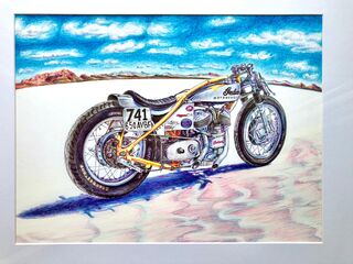 Bild "Motorrad Indian 741 Desert Racer" (2021)