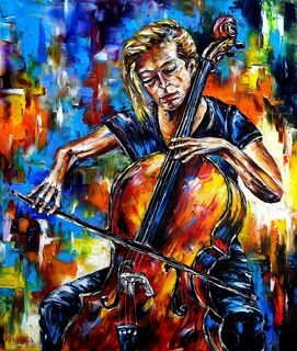 Picture "The cellist" (2024)