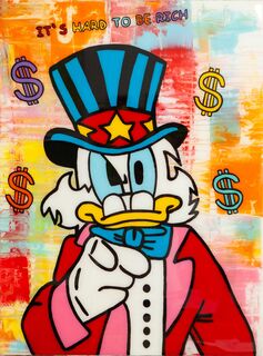 Bild "Dagobert Duck, IT'S HARD TO BE RICH," (2024)