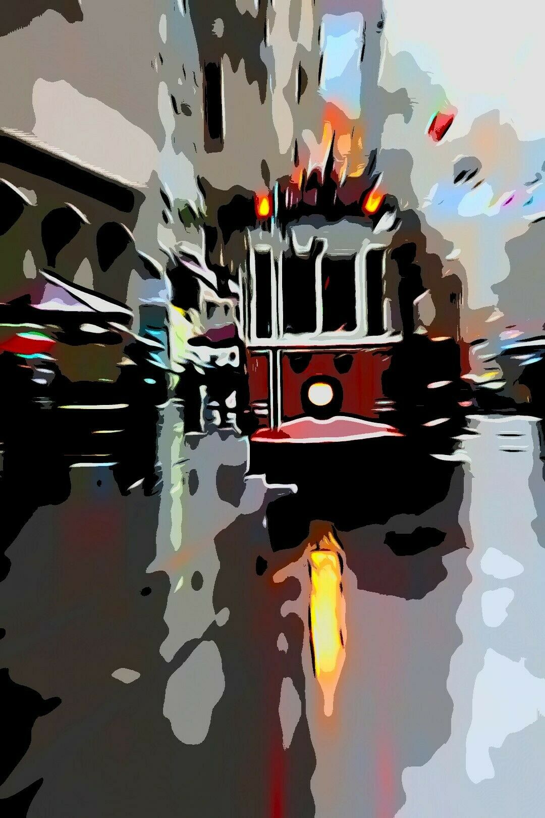 Picture "Tram blur" (2025)