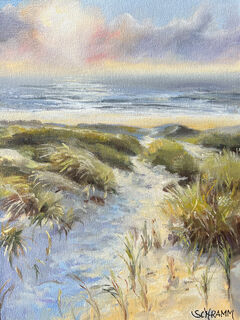Picture "North Sea dunes & sea" (2024)