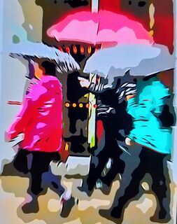 Picture "Rain colorful" (2025)